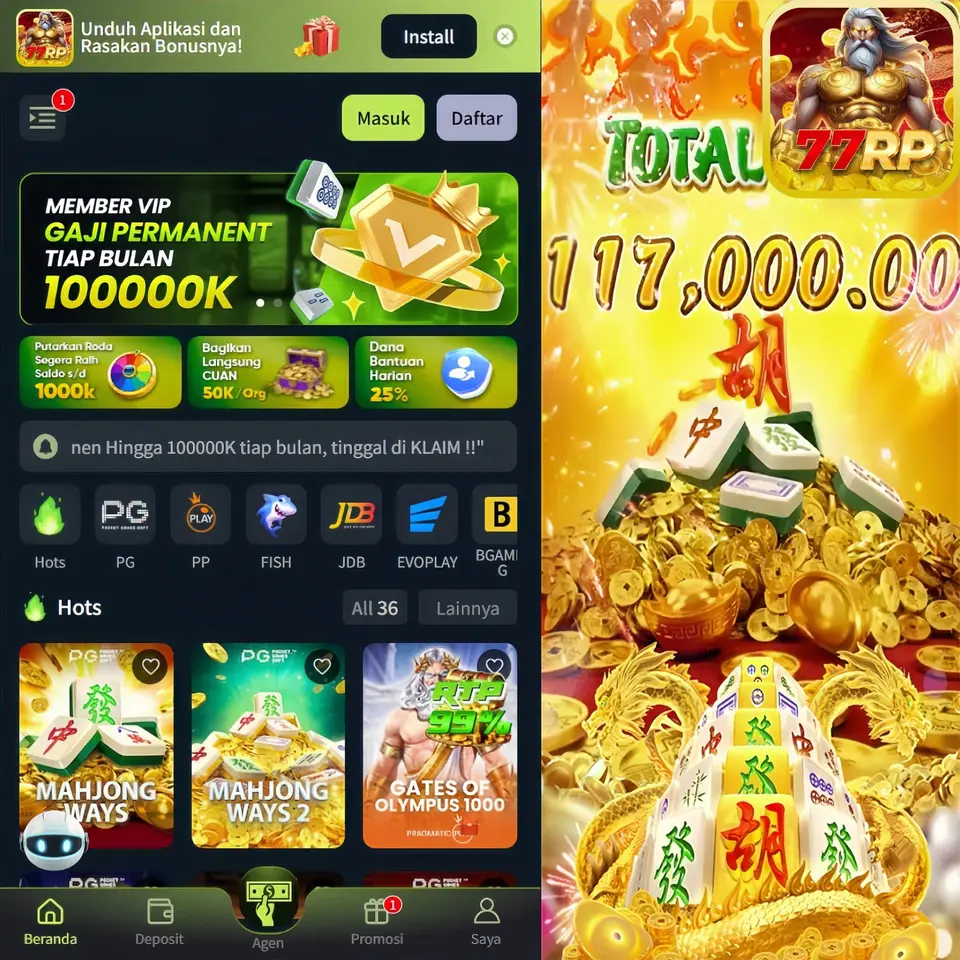 77rp Masuk - 77rp Resmi